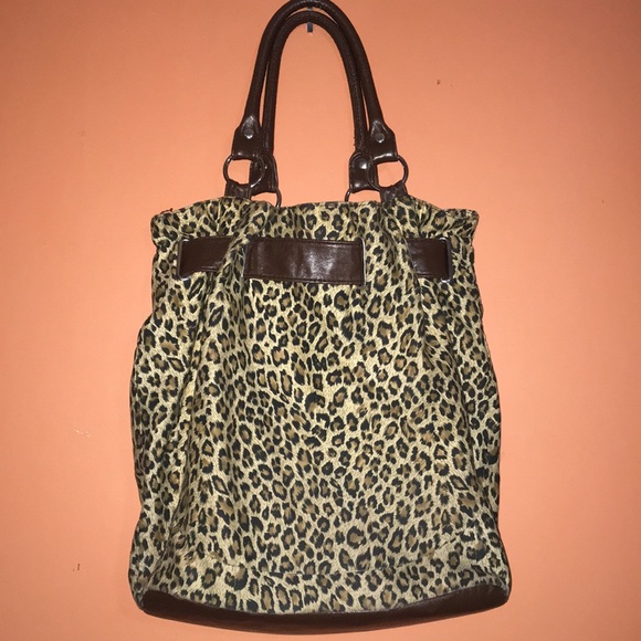 Leopard Print Satchel Bag - Picture 4 of 14